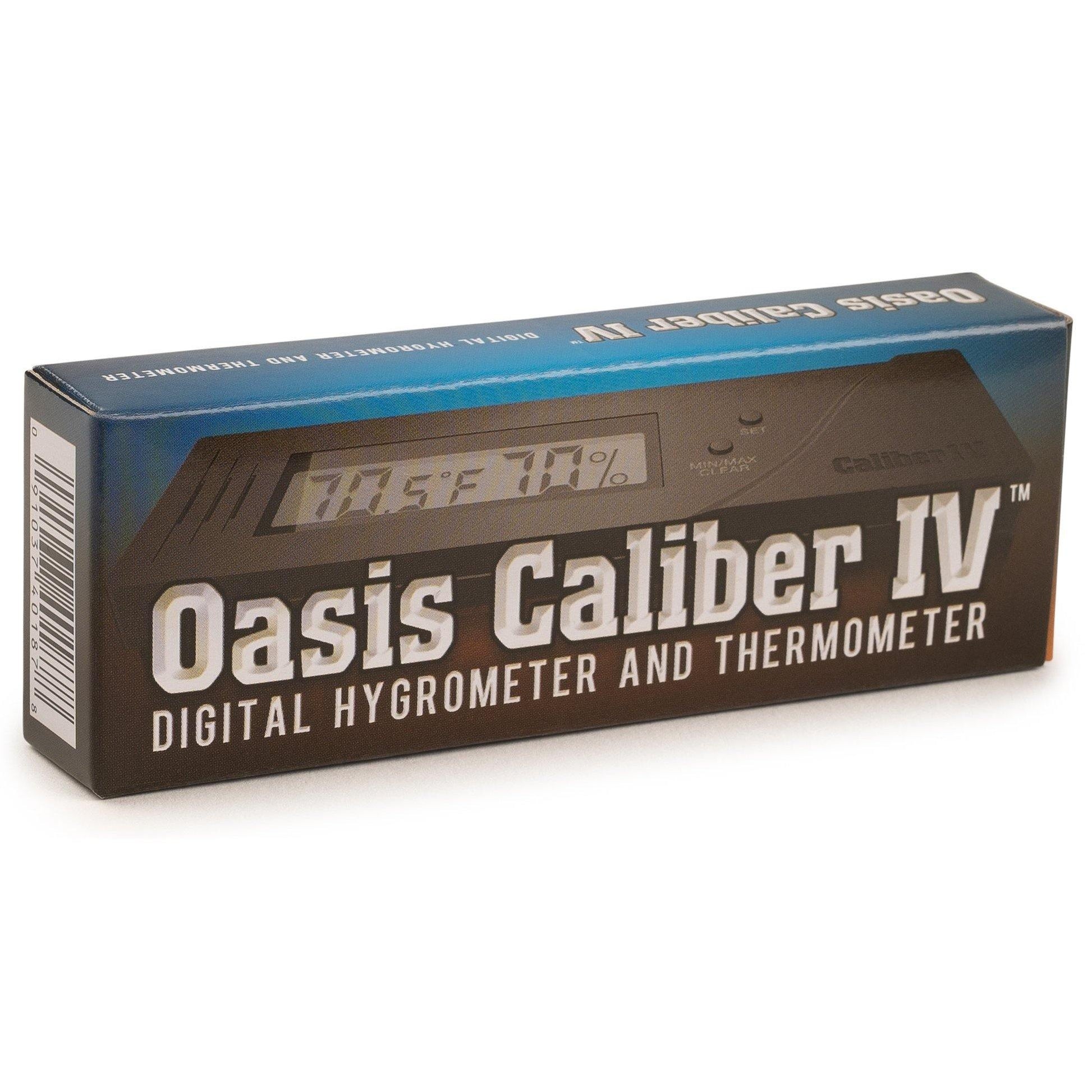 Cigar Oasis Caliber IV Slim Digital Hygrometer-Hygrometers-Cigar Oasis-Cigar Oasis