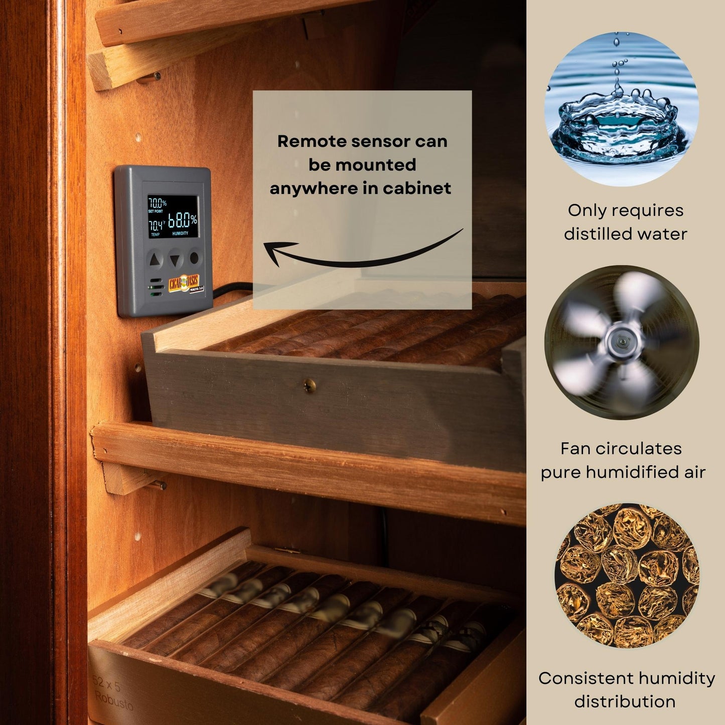 Cigar Oasis Magna 3.0 Electronic Humidifier-Humidor Accessories-Cigar Oasis-Cigar Oasis